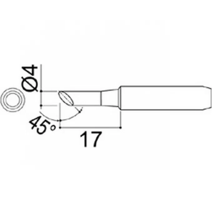 Наконечник HAKKO 900M-T-4CF Наконечник HAKKO 900M-T-4CF