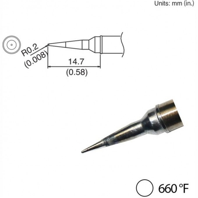Наконечник HAKKO для станций FX-100 (350℃) T31-03IL Наконечник HAKKO для станций FX-100 (350℃) T31-03IL