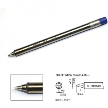 Наконечник HAKKO T31-01WD08 для станций FX-100 (450℃)