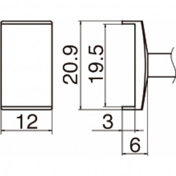 Наконечник HAKKO T12-1010
