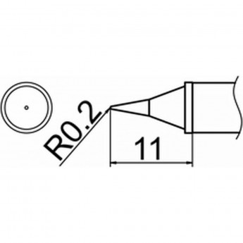 Наконечник HAKKO T12-WI
