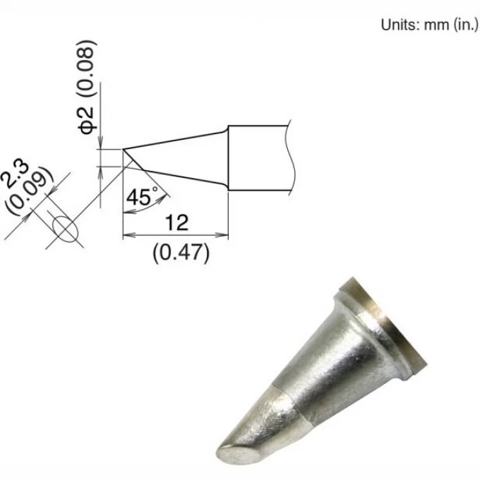 Наконечник HAKKO T22-BC2 Наконечник HAKKO T22-BC2