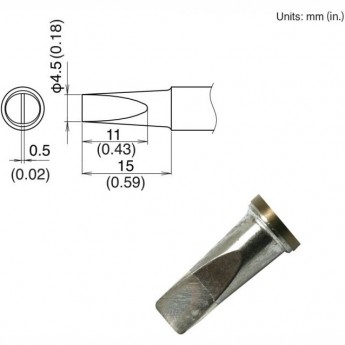 Наконечник HAKKO T22-D45