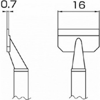 Наконечник HAKKO T8-1009