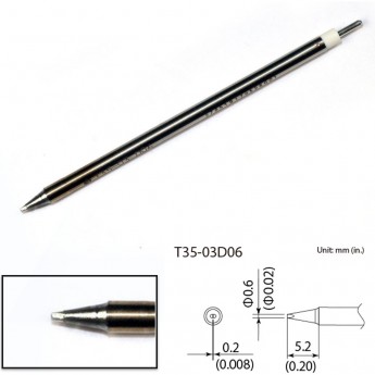 Сменный наконечник HAKKO T35-03D06 (350℃)
