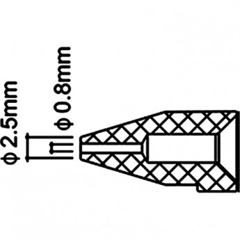 Сопло HAKKO N50B-03 0.8 мм для FR-300