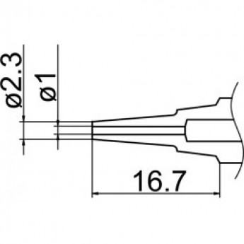 Сопло HAKKO N1-L10